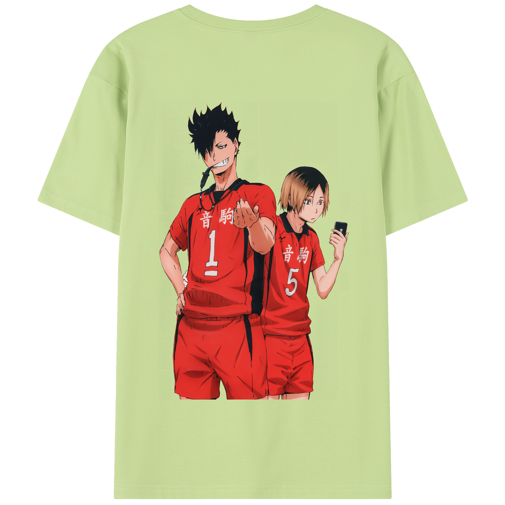（画像用） ハイキュー!! Haikyu!! 綿100％半袖Tシャツ（背面プリント）